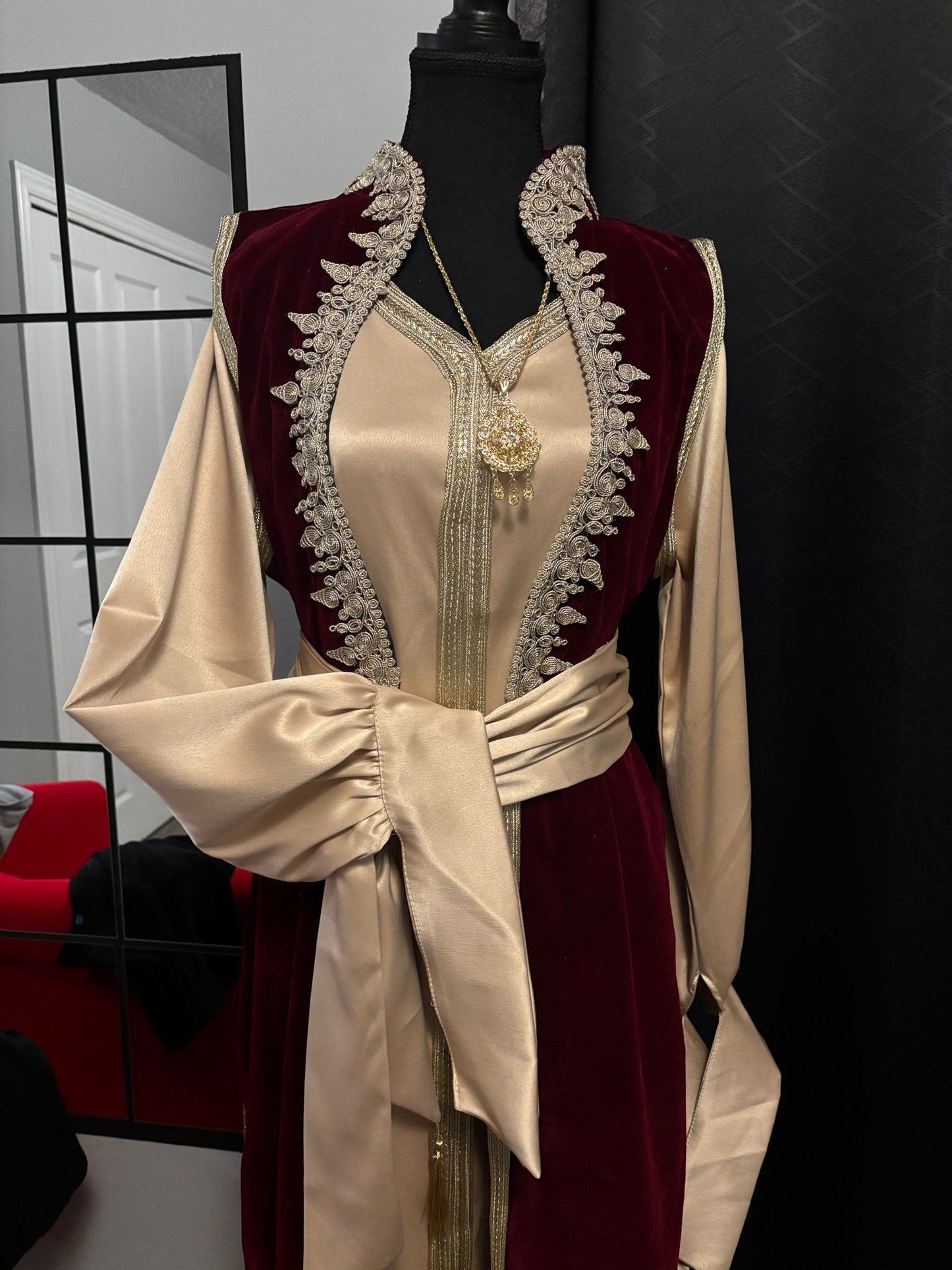 Caftan 3 pièces El Bey traditionnel algérien